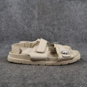 Zara Shoes Womens 36 Sandals Fashion Adjustable Straps Flat Fashion Casual Sport